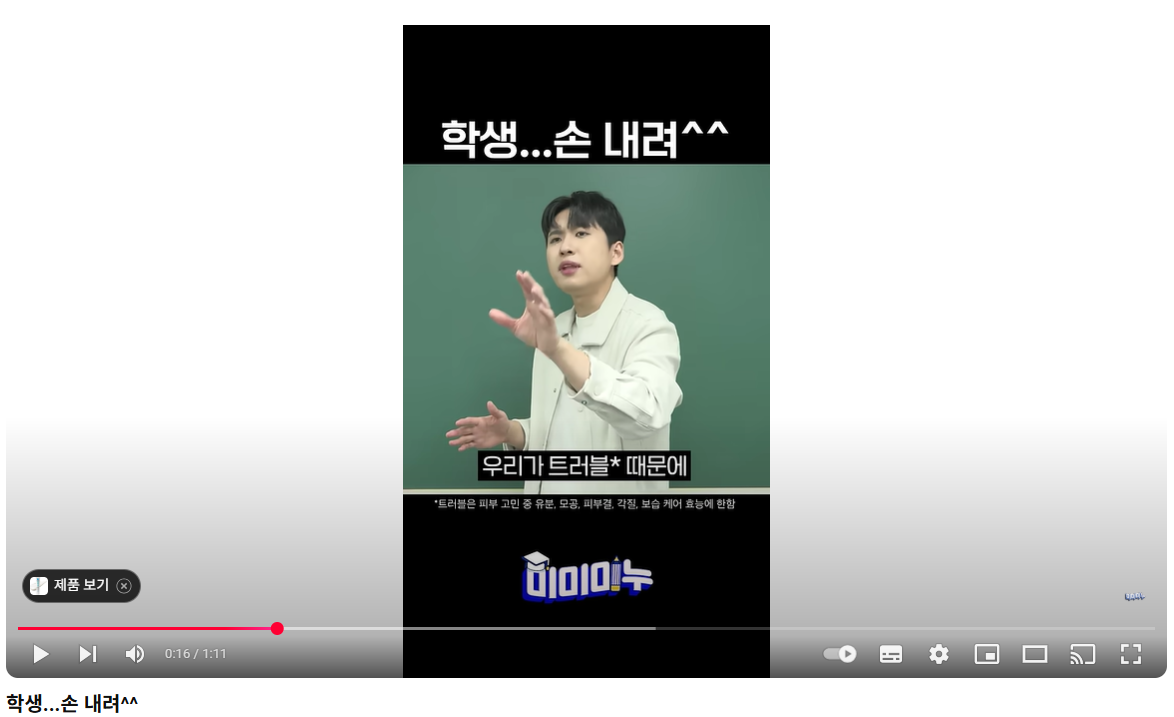미미미누 유튜브